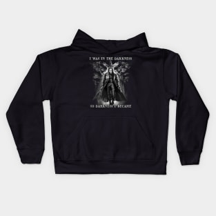 Eric Draven Darkness I Became Kids Hoodie